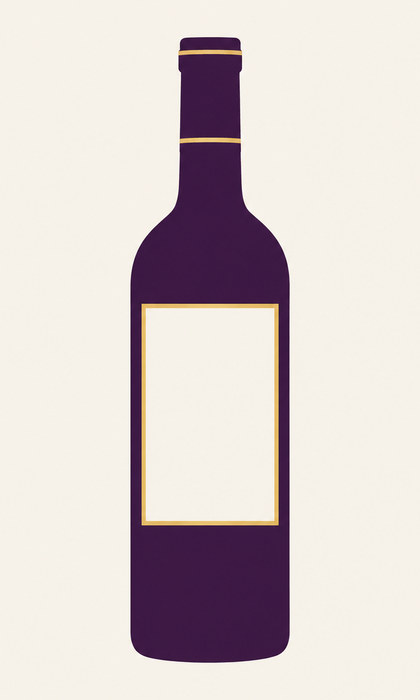 ワインの瓶の絵