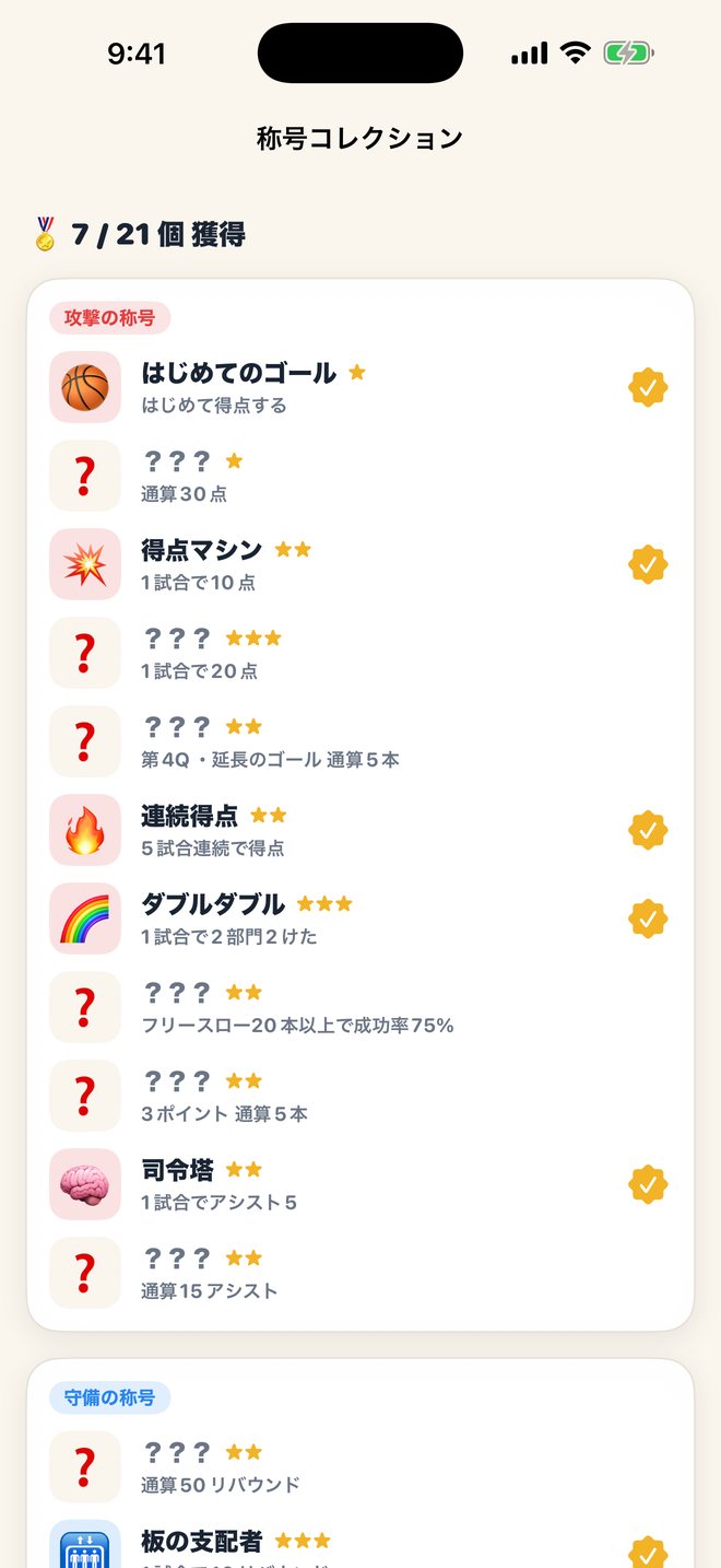 称号コレクション