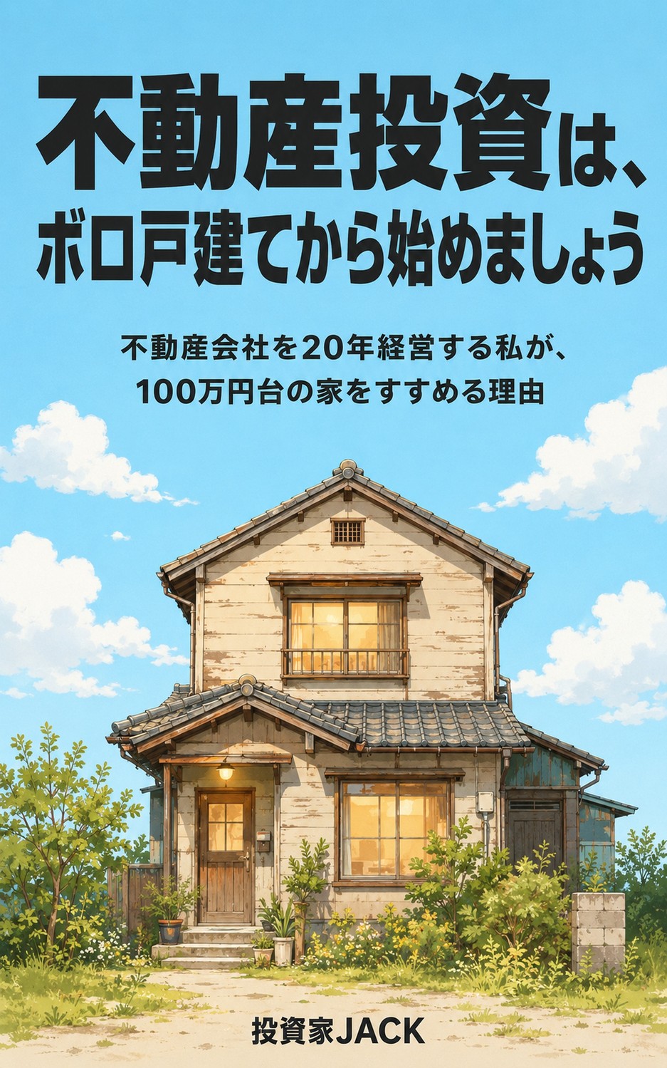 不動産投資は、ボロ戸建てから始めましょう