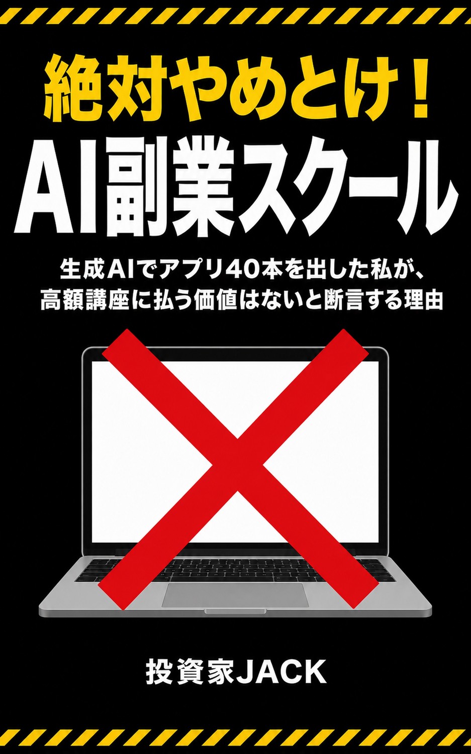絶対やめとけ！AI副業スクール