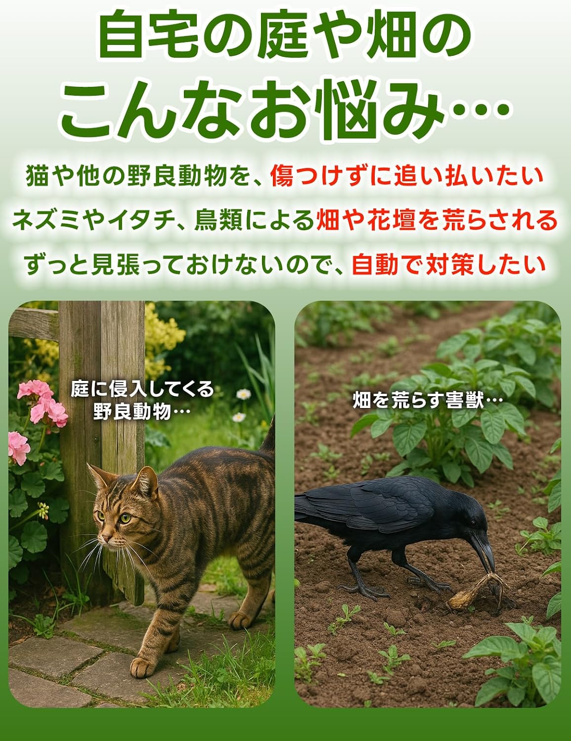 JUREMI 動物撃退器 仕様